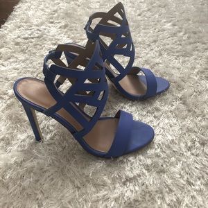 Blue Strappy Sandals